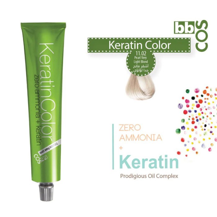 Bbcos Keratin Hair Color 100ml 11.02