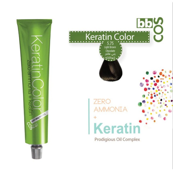 Bbcos Keratin Hair Color 100ml 5.75