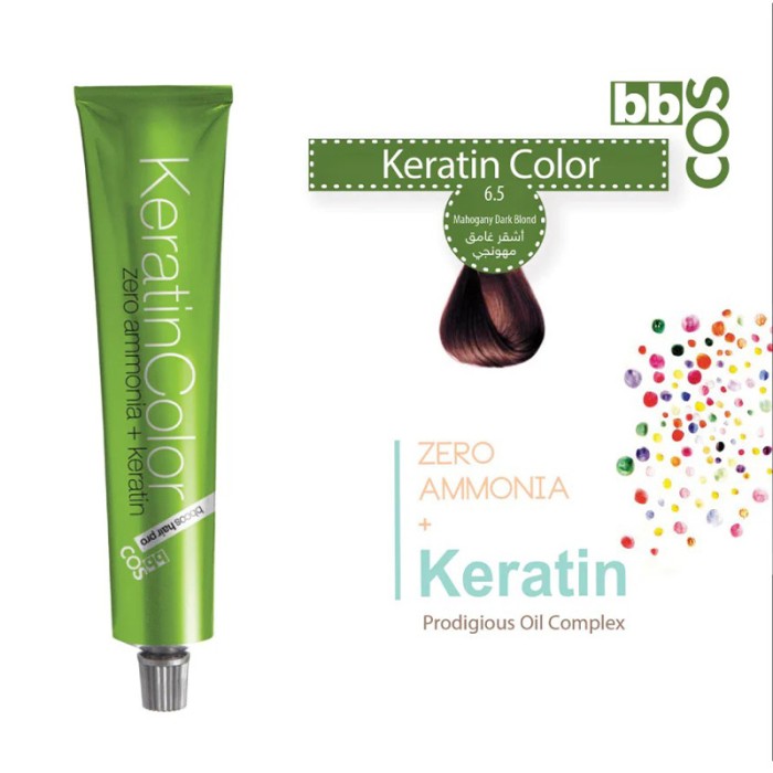 Bbcos Keratin Hair Color 100ml 6.5