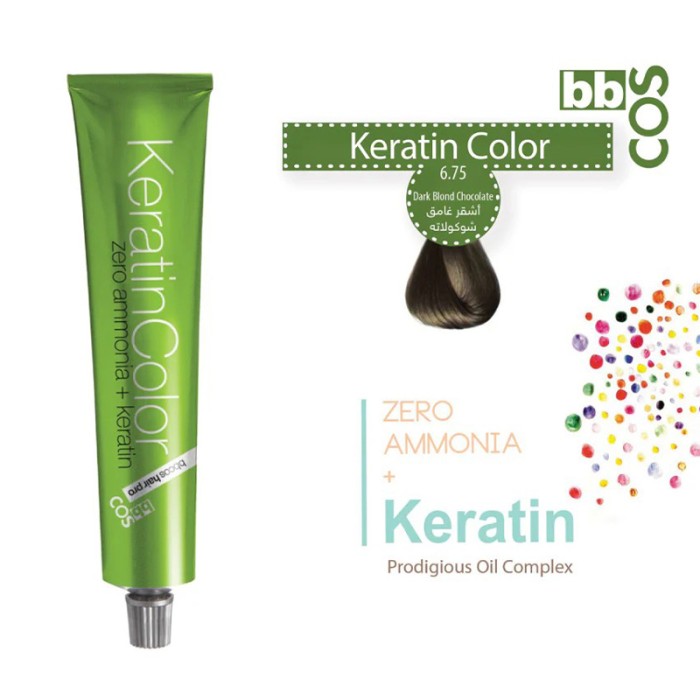 Bbcos Keratin Hair Color 100ml 6.75