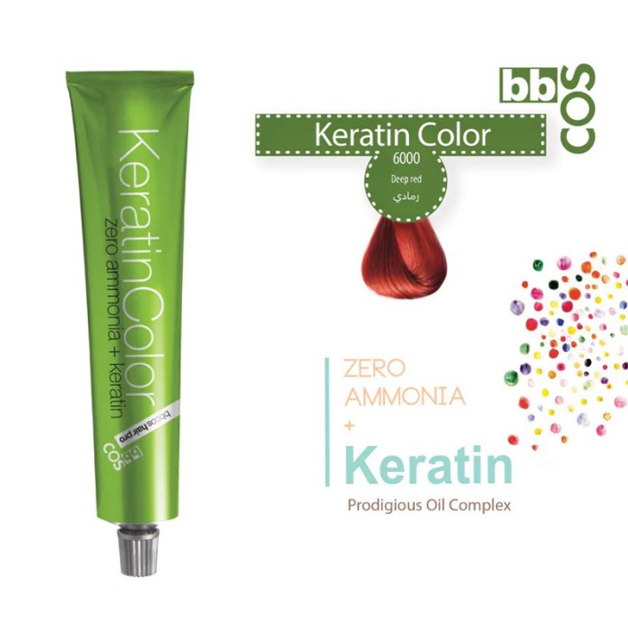 Bbcos Keratin Hair Color 100ml 6000