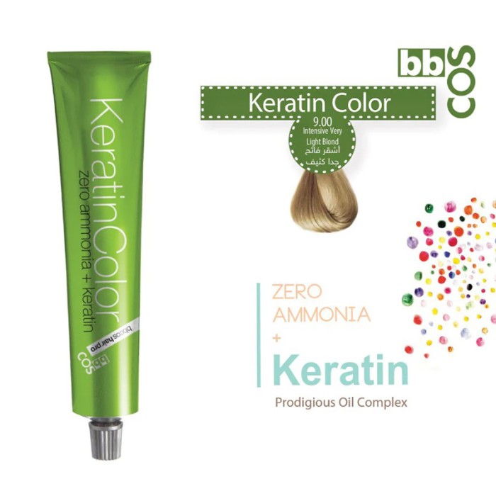 Bbcos Keratin Hair Color 100ml 9.00