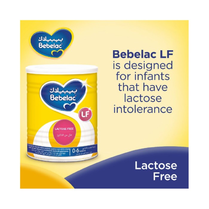 Bebelac Lactose Free Milk, 400g