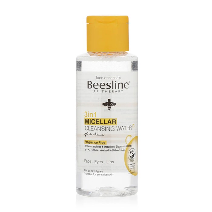 Beesline 3in1 Micellar Cleansing Water Fragrance Free 400ml