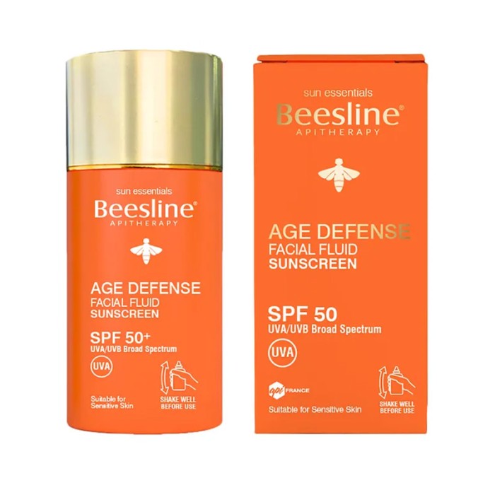 Beesline Age Defence Facial Fluid Sunscreen SPF50 40ml