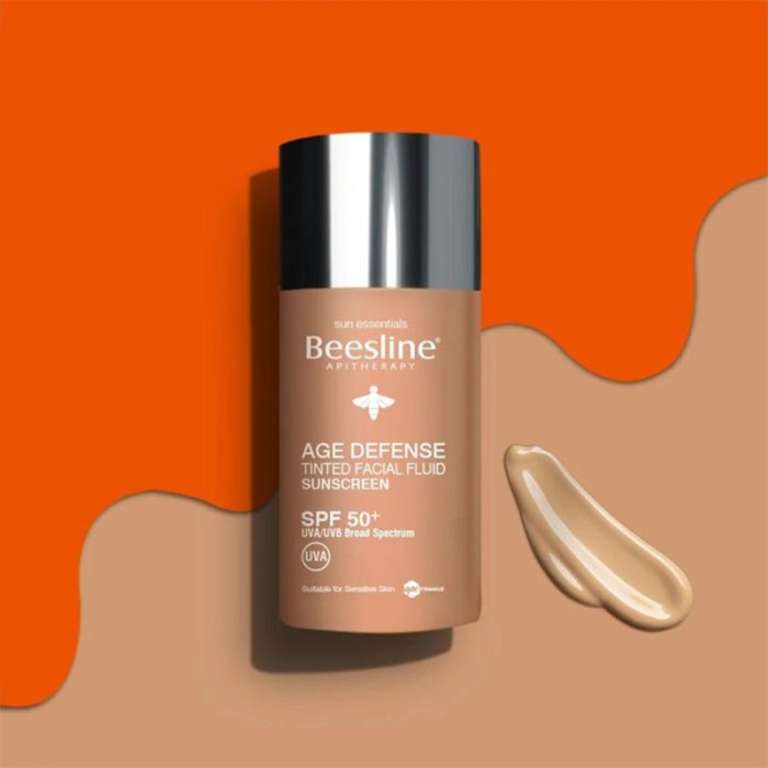 Beesline Age Defence Tinted Facial Fluid Sunscreen