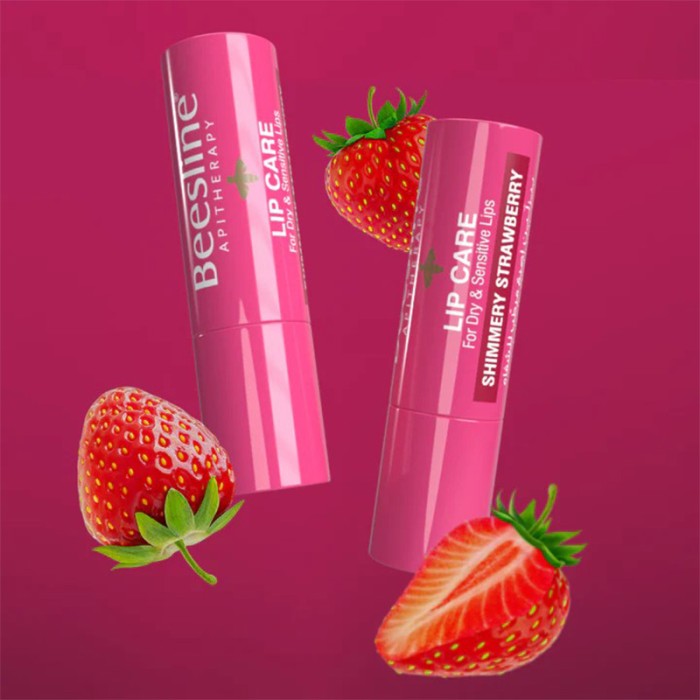 Beesline Lip Care Shimmery Strawberry