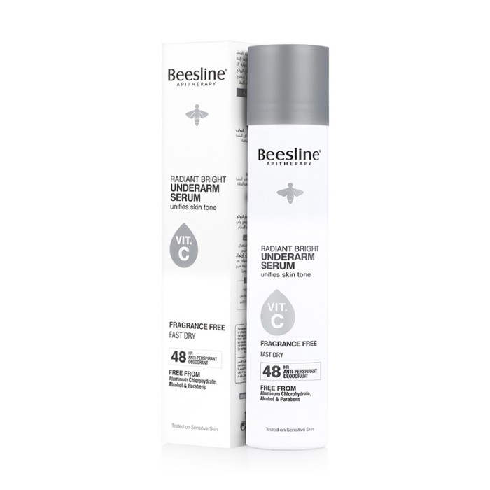 Beesline Underarm Serum Fragrance Free 150ml
