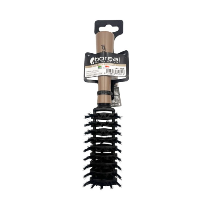 Boreal Hairbrush 1506 – Vented Rectangular Vented Brush with Nylon Bristles for Fast Blow Drying, Detangling & Everyday Styling