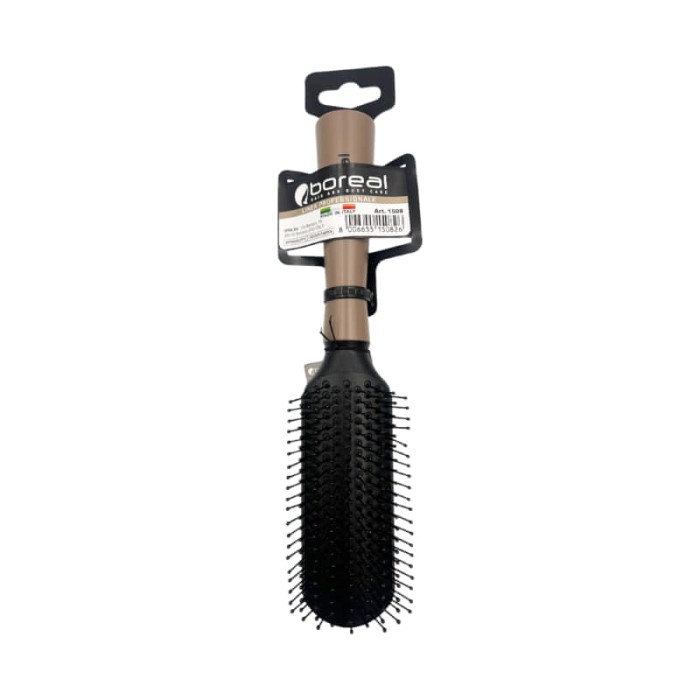 Boreal Hairbrush Professional Line - 1508 Rectangular Thermal Brush with Rounded Plastic Pins