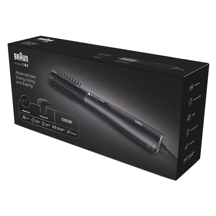 Braun Airstyler AS4.2 Airbrush, 1000 W, Ionic Black