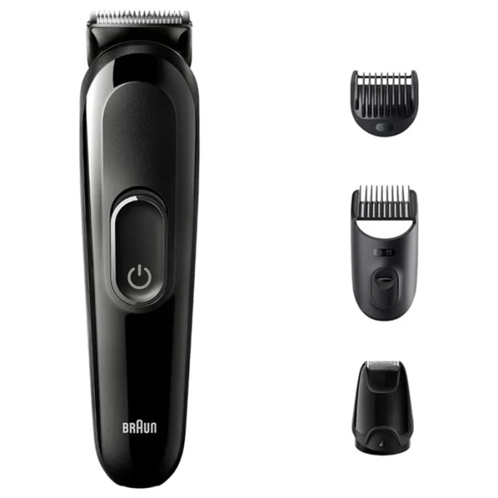 Braun All in One Style Kit Series 3, 4 in1 Kit for Beard & Hair, Black