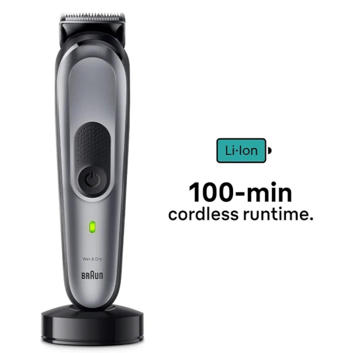 Braun All in One Style Kit Series 7, 10 in 1 Curated Kit, Grey