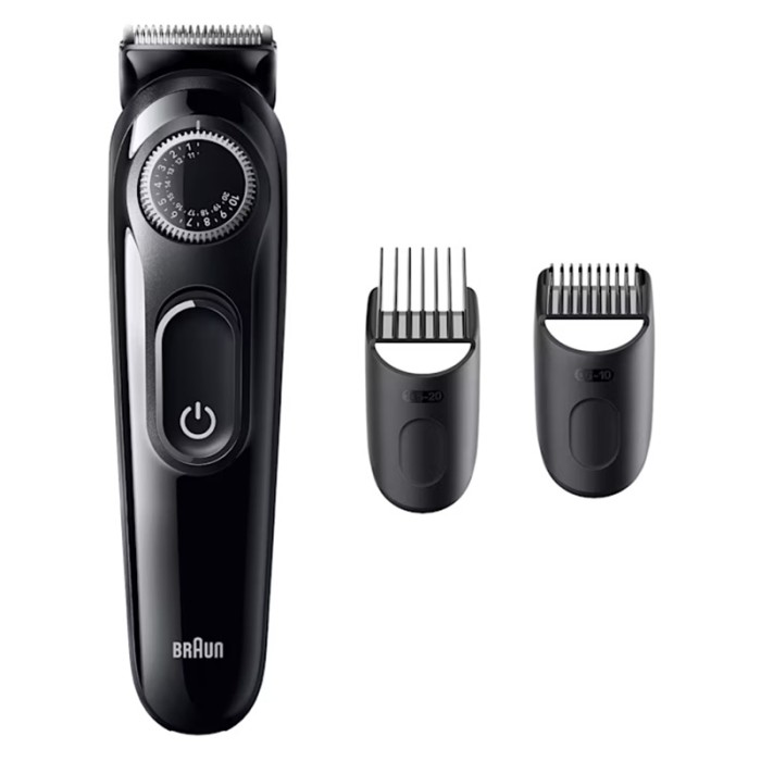 Braun Beard Trimmer Seies 3 With Precision Wheel, Grey