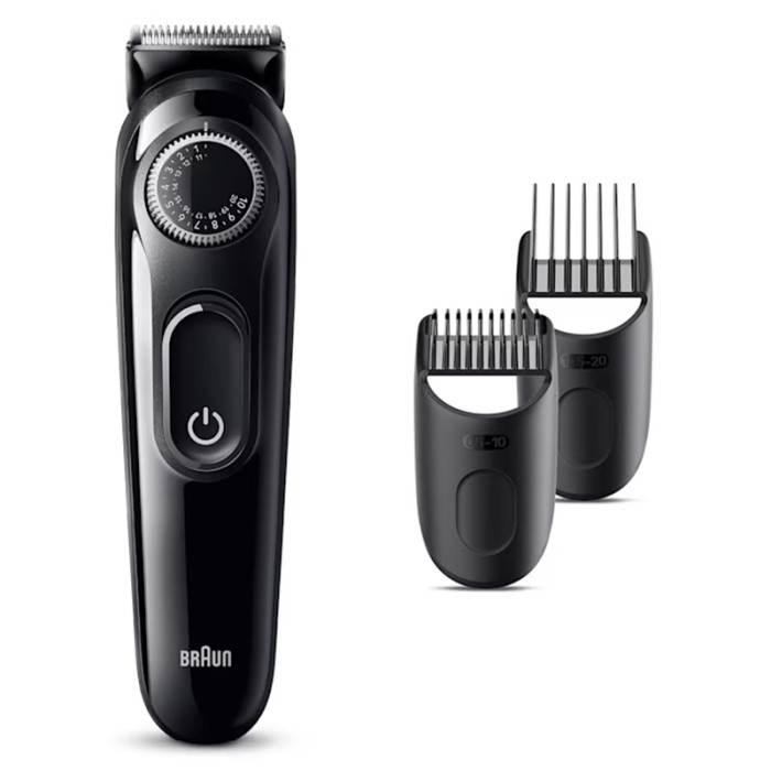 Braun Beard Trimmer Seies 3 With Precision Wheel, Grey