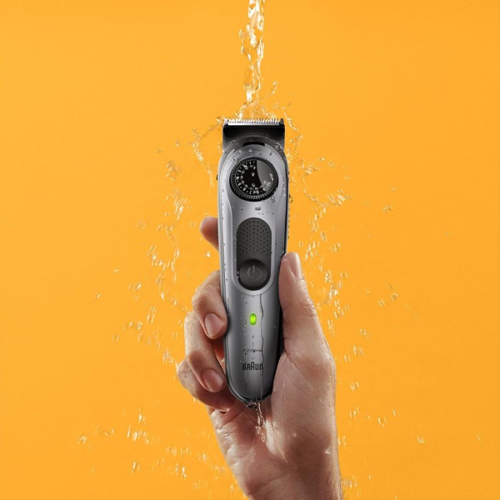 Braun Beard Trimmer Seies 5 With Precision Wheel, Grey