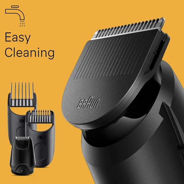 Braun Beard Trimmer Series 3 With Precision Wheel, Black