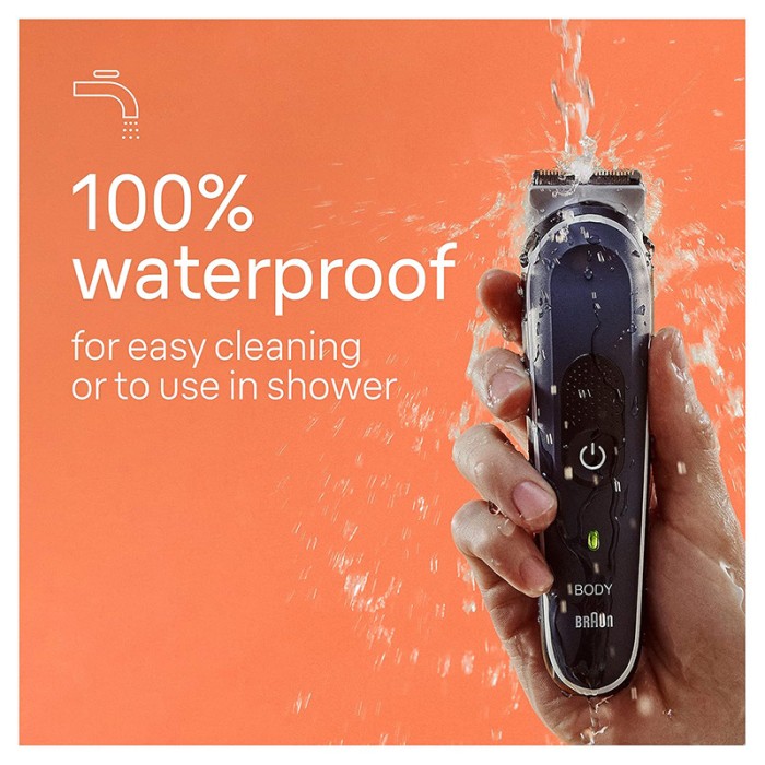 Braun Body Groomer Series 5, Full Body With SkinShield Technology With 4 Tools