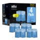 Braun Clean & Renew Refill Cartridge CCR 4 for All Braun Shavers With Clean & Charge System