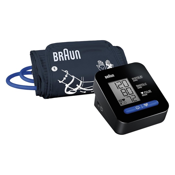 Braun ExactFit 1 Upper Arm Blood Pressure Monitor Black