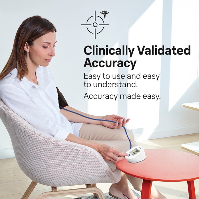 Braun ExactFit 1E Upper Arm Blood Pressure Monitor White