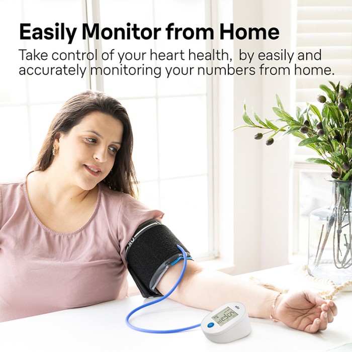 Braun ExactFit 1E Upper Arm Blood Pressure Monitor White