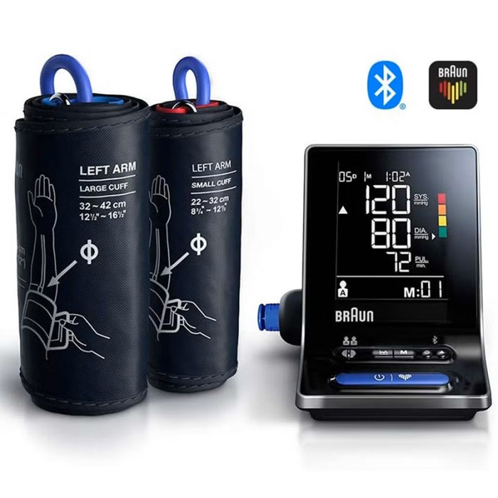 Braun ExactFit 3 Upper Arm Blood Pressure Monitor Black