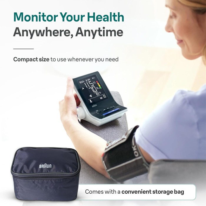 Braun ExactFit 3 Upper Arm Blood Pressure Monitor White