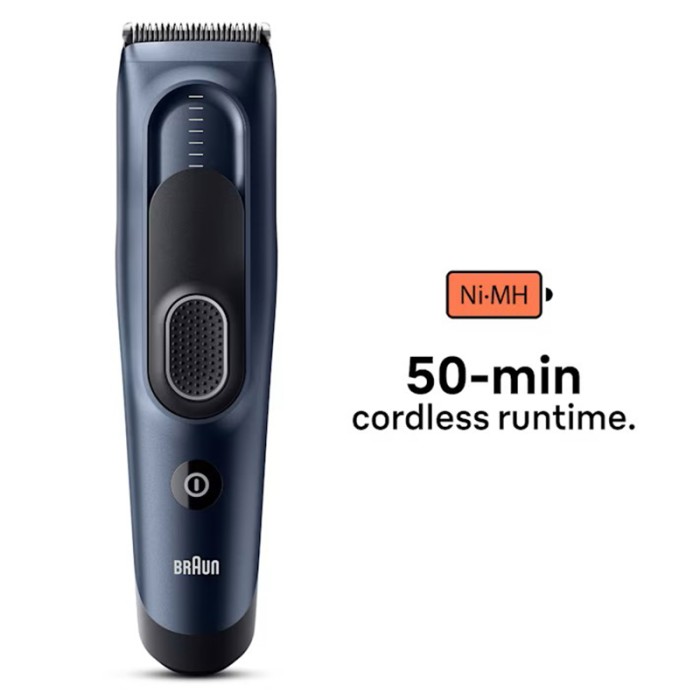 Braun Hair Clipper Series 5, 17 Length Settings, 2 Combs & Pouch
