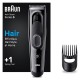 Braun Hair Clipper Series 5, 9 Length Settings and 1 Comb