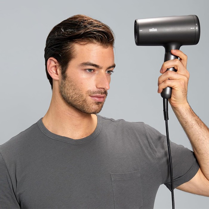 Braun Hairdryer HD4.2 HTDC Motor Hair Dryer, 2100 W, Electro Black