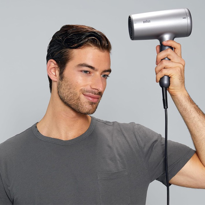 Braun Hairdryer HD4.3 HTDC Motor Hair Dryer, 2200 W, Electro Grey