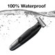 Braun Hybrid Trimmer Face & Body With 4D Flex Blade, Waterproof, 5 Combs, Pouch, Black / Silver