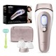 Braun IPL Skin I Expert Hair Removal With Pouch, Venus Razor & 3 Heads, Bronze/White