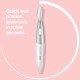 Braun Mini Precision Eyebrows Trimmer With 4 Head, White