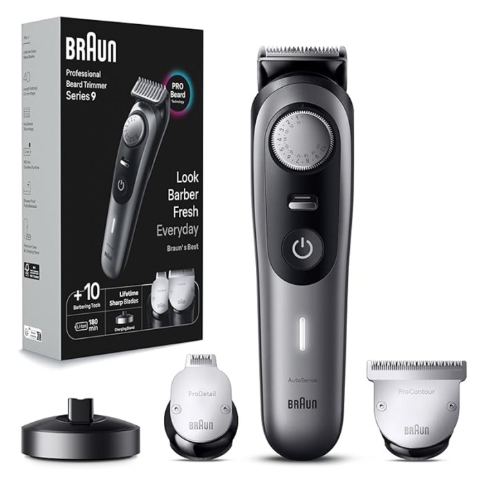 Braun Professional Beard Trimmer Seies 9 Grey
