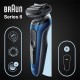 Braun Series 6 Wet & Dry, Closeness & Skin Comfort Shaver With Travel Case, Blue/Black