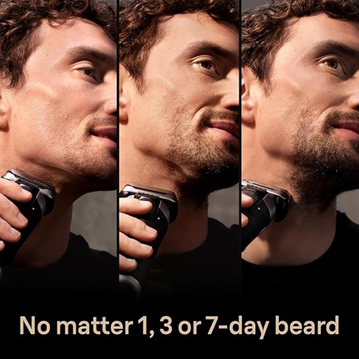 Braun Series 9 Pro+ Electric Shaver, Wet & Dry With 6 in 1 SmartCare Center & PowerCase, Silver