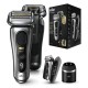 Braun Series 9 Pro+ Electric Shaver, Wet & Dry With 6 in 1 SmartCare Center & PowerCase, Silver