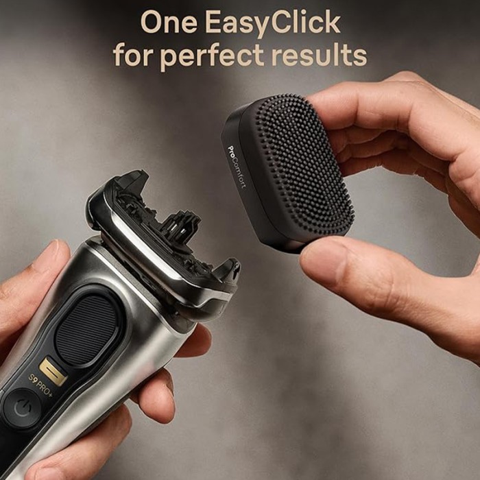 Braun Series 9 Pro+ Electric Shaver With 6 in 1 SmartCare Center & ProComfort Head, Silver