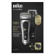Braun Series 9 Pro+ Electric Shaver With 6 in 1 SmartCare Center & ProComfort Head, Silver