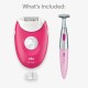 Braun Silk Epil 3, Easy Hair Removal Device, Epilator & Bikini Trimmer Set, Raspberry