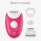 Braun Silk Epil 3 Easy Hair Removal Device Epilator, Raspberry