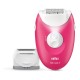 Braun Silk Epil 3 Easy Hair Removal Device Epilator, Raspberry