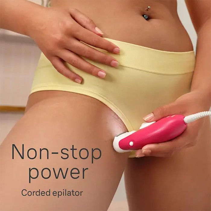 Braun Silk Epil 3 Easy Hair Removal Device Epilator, White/Purple