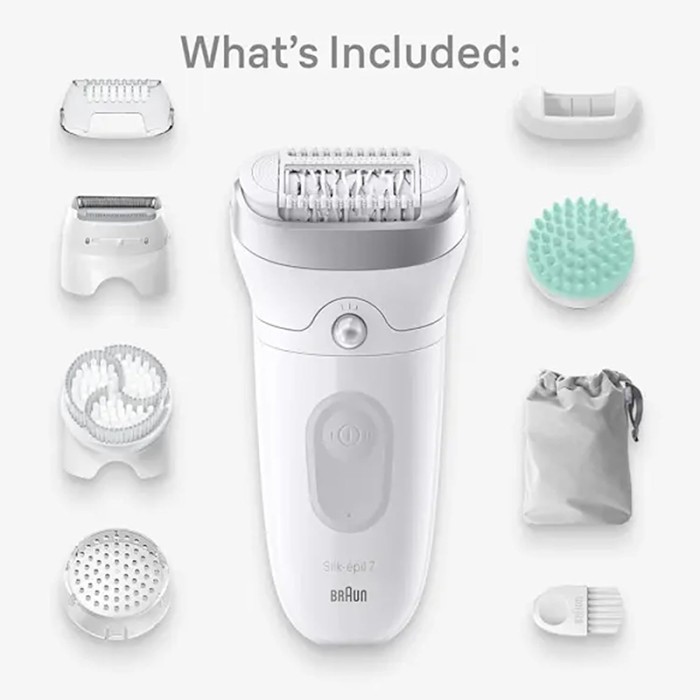 Braun Silk Epil 7 SkinSpa, Hair Removal Device, Wet & Dry Epilator