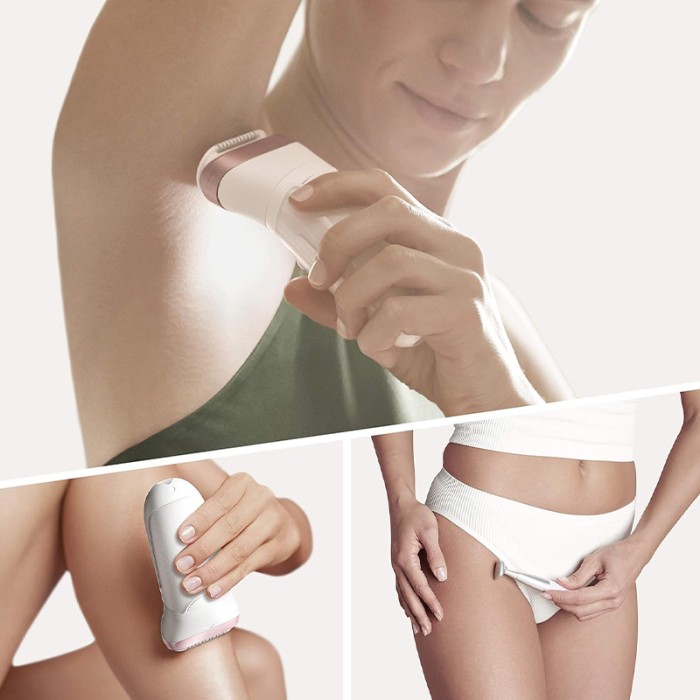 Braun Silk Epil 9 SensoSmart Technology Wet & Dry Epilator With 7 Extras Incl. Silk Epil 3in1 Trimmer