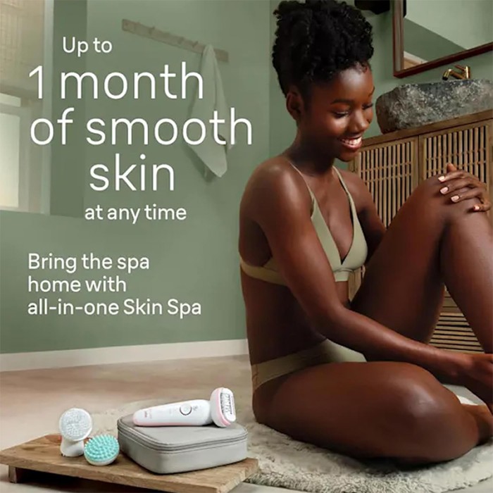 Braun Silk Epil 9 SkinSpa, Hair Removal Device, Wet & Dry Epilator