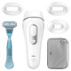 Braun Silk Expert Pro 3 IPL Hair Removal Device With 4 Extras Wide Head, Precision Head, Venus Razor, Zip Pouch