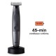 Braun X Styler Series 5, Hybrid Trimmer Face & Body With 4D Flex Blade, Black / Silver
